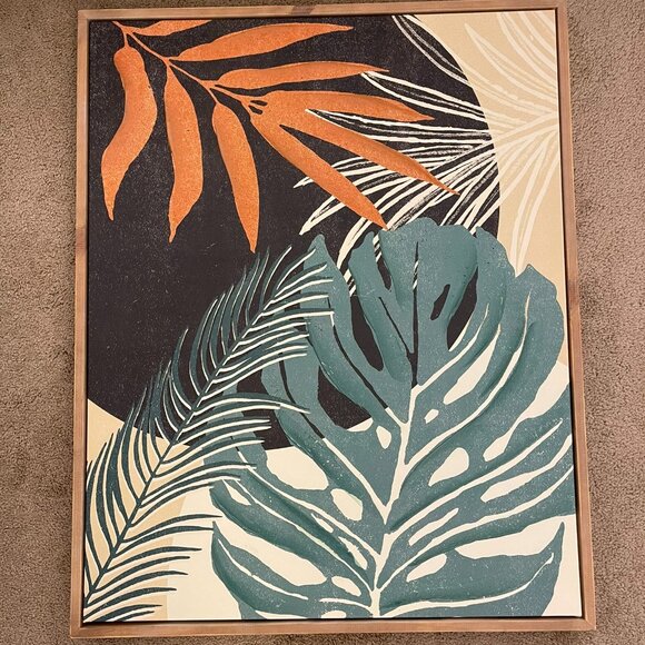 At Home Other - Large Leaf Wall Art